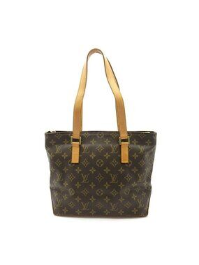 Louis Vuitton Cabas Piano Monogram Handbag Brown